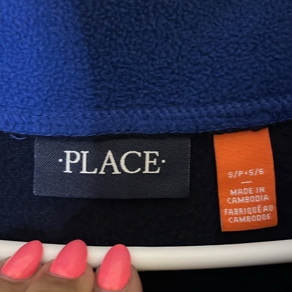 4/$20 CHILDRENS PLACE Boys Fleece Pullover 1/4 Zip Size 5/6 Youth Child S Small - Picture 2 of 5